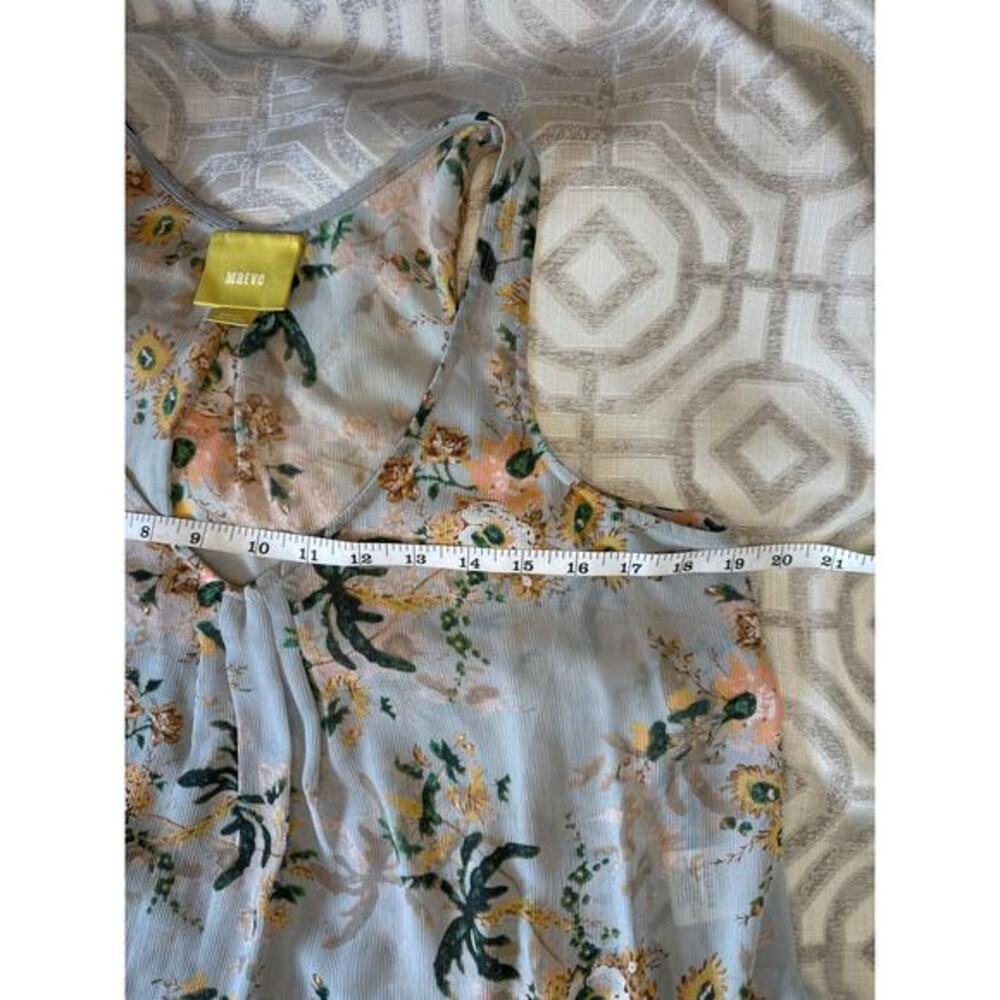 Maeve Anthropologie Floral Handkerchief Hem Sleeveless Cottagecore boho Size S - Picture 5 of 8